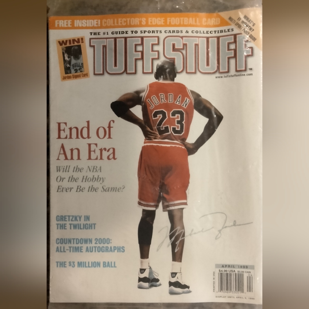 Tuff Stuff Michael Jordan magazine 1999